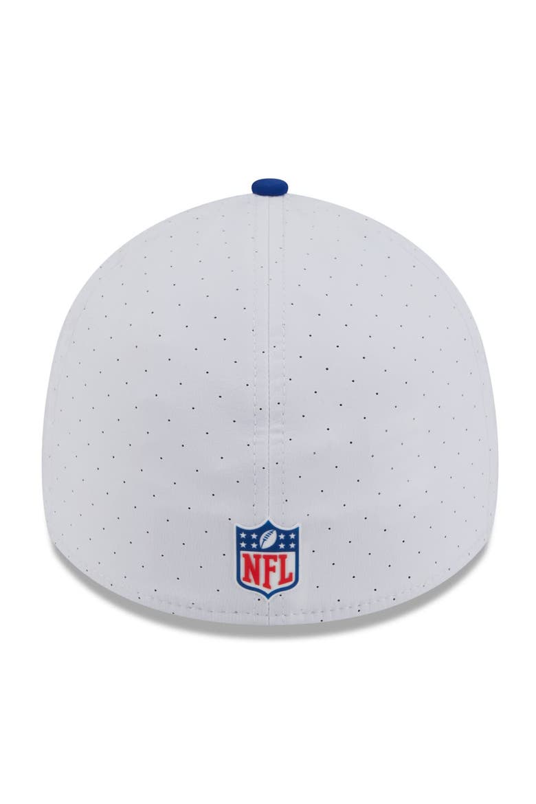 Men's New Era  White/Royal Buffalo Bills 2025 NFL Training Camp 39THIRTY Flex Hat, Alternate, color, White