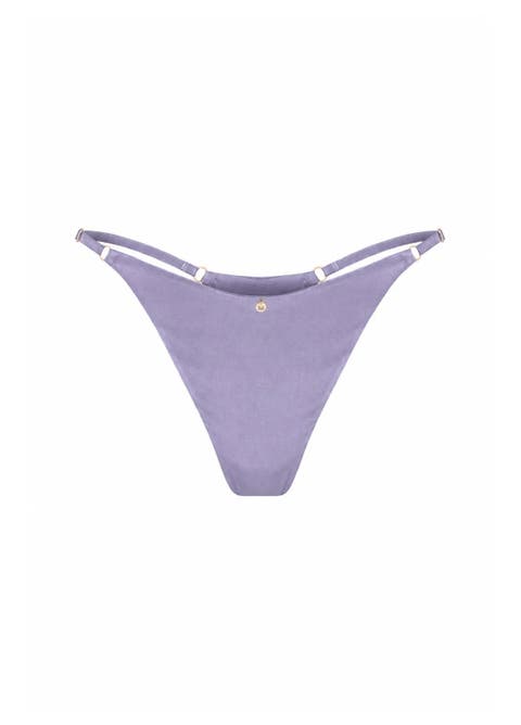 Silk Triangle Thong
