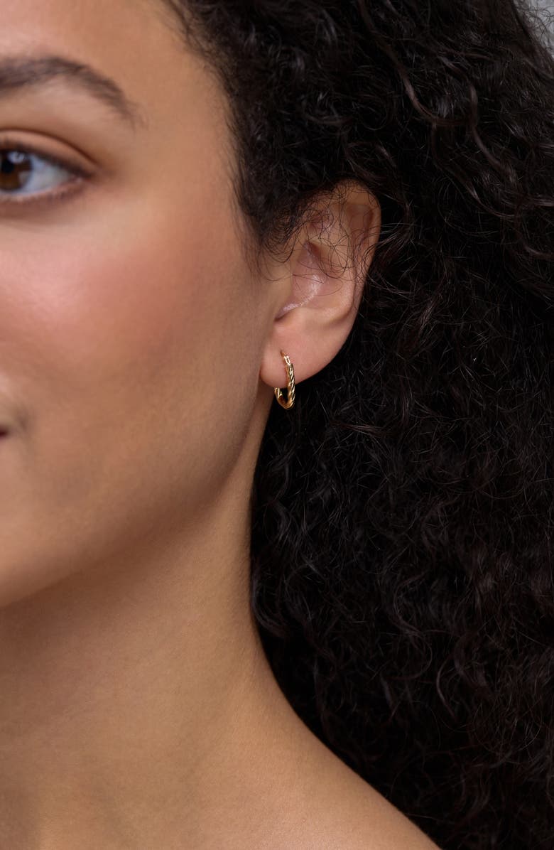 Bony Levy 14K Gold Twisted Hoop Earrings, Alternate, color, 14K Yellow Gold