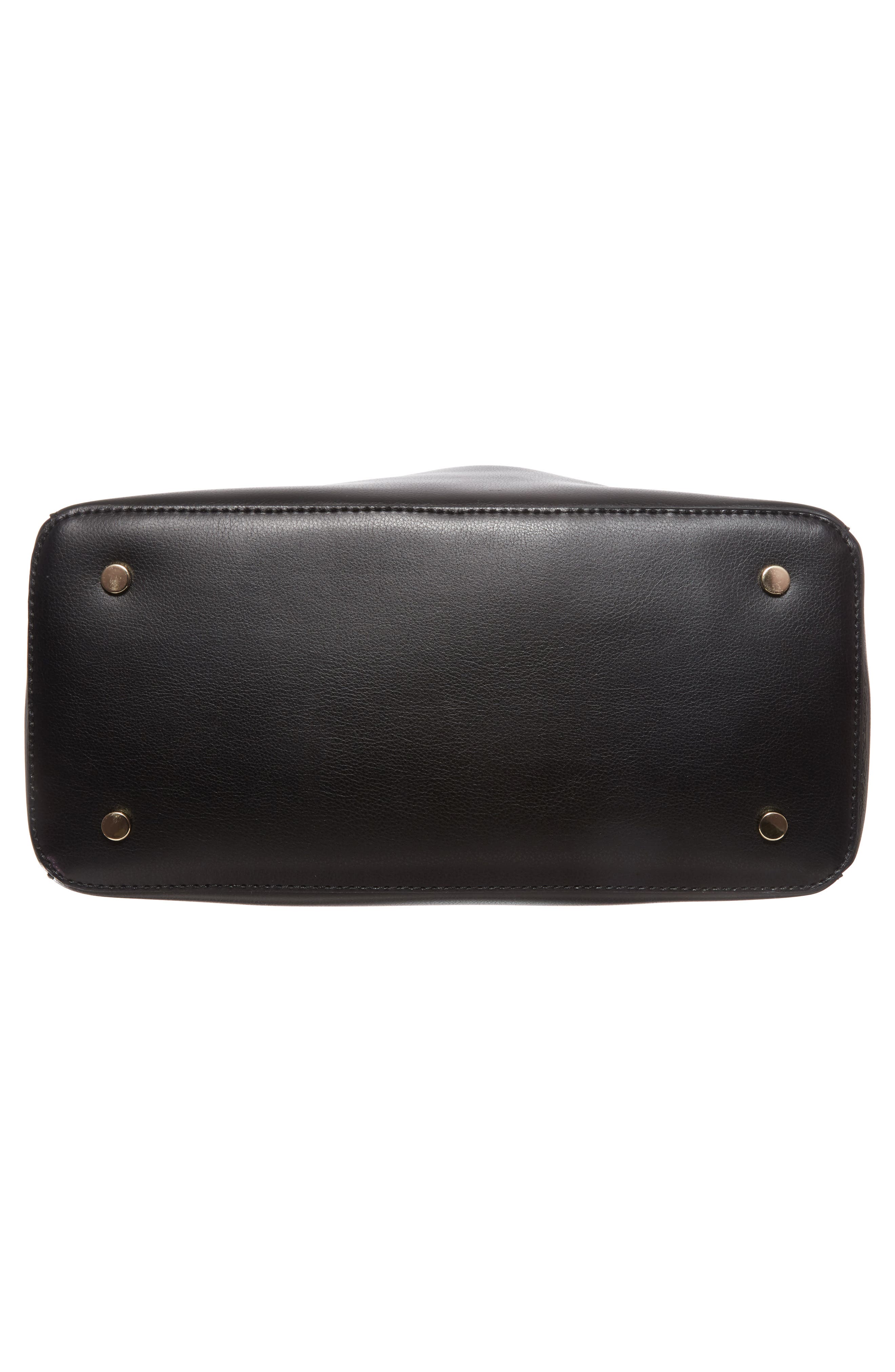 Sole Society Layton Faux Leather Satchel, Alternate, color, 
