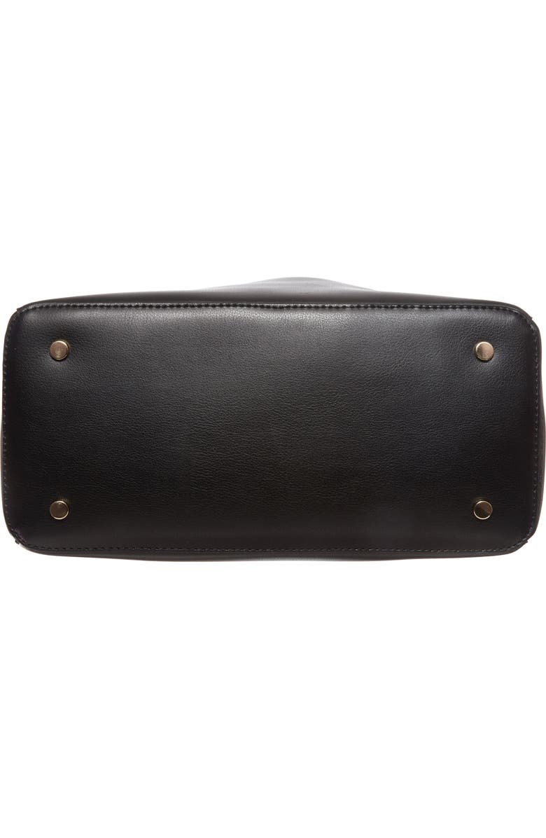 Sole Society Layton Faux Leather Satchel, Alternate, color,