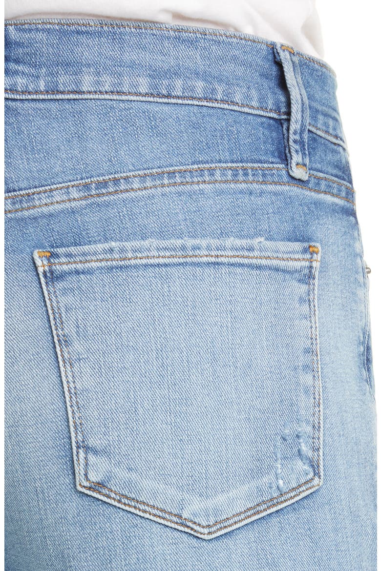 Le Sylvie High Waist Kick Boot Crop Jeans, Alternate, color, BOBBI