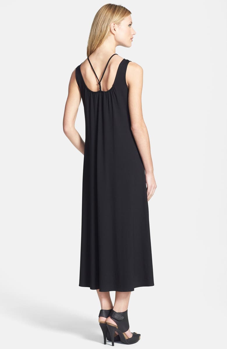 Eileen Fisher Scoop Neck Racerback Knit Dress, Alternate, color, 