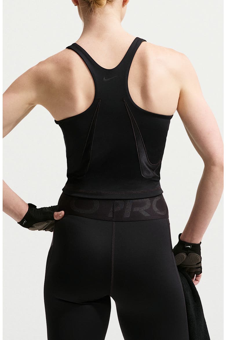 Pro Dri-FIT Racerback Tank, Alternate, color, BLACK/ BLACK