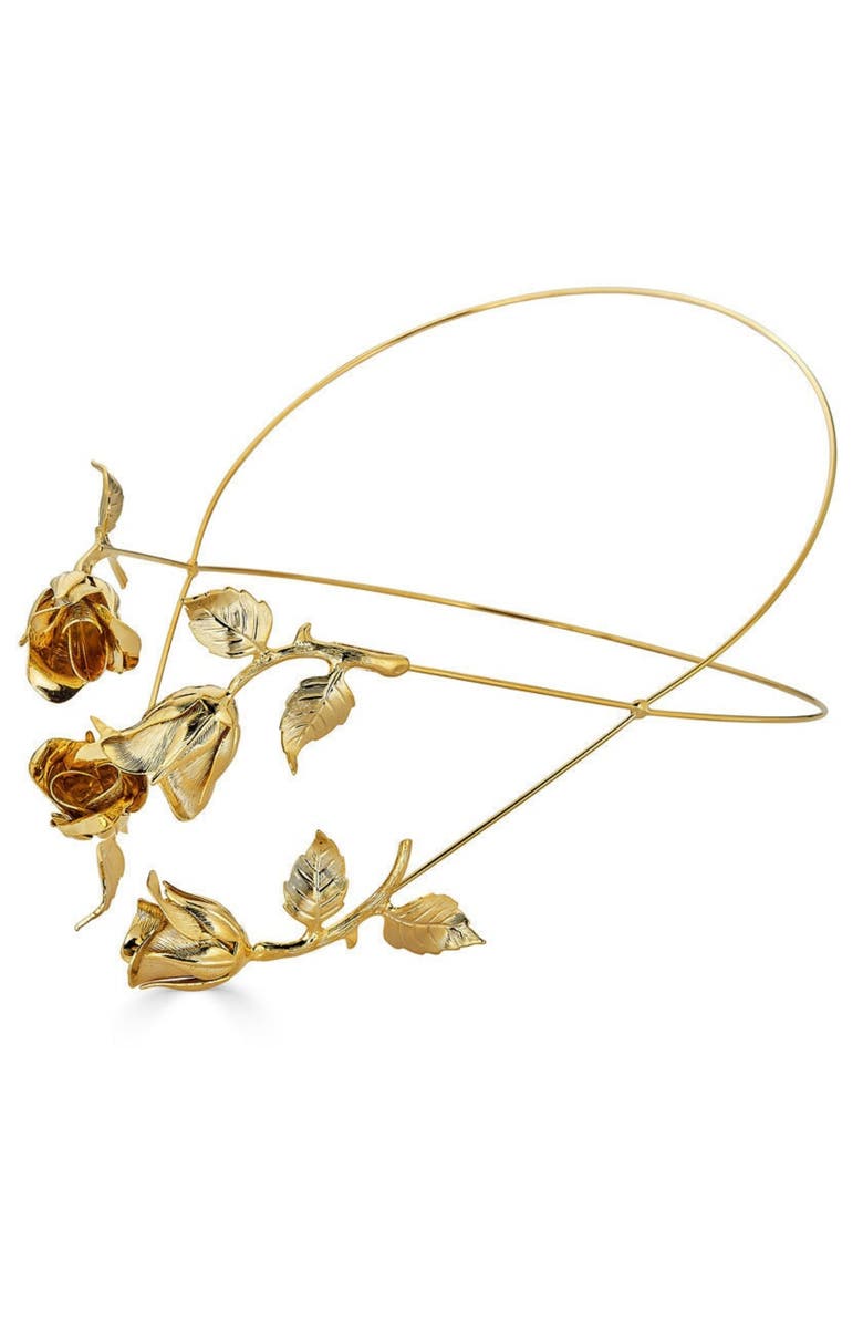 Epona Valley Rose & Vine Circlet, Main, color, Gold