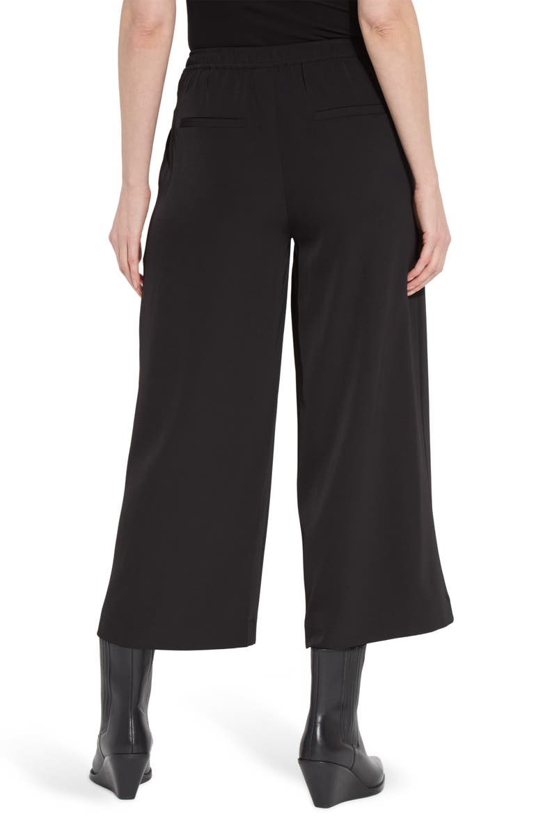 Lysse Giselle Pleated Culotte Pants, Alternate, color, Black