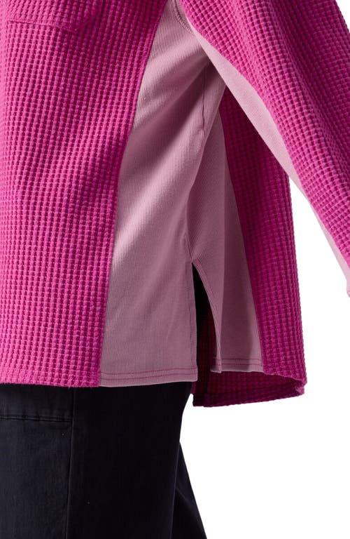 Backcountry Waffle Button-up In Pink
