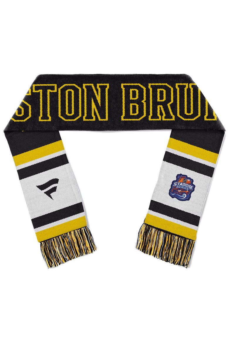 Boston Bruins 2026 NHL Stadium Series Team Scarf, Alternate, color, Black