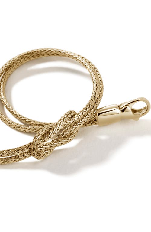 John Hardy Classic Chain Knot Layered Rope Bracelet In Gold