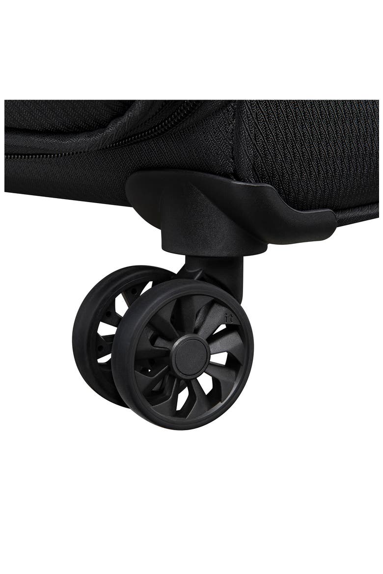 Eco-Classic Carry On Spinner Suitcase, Alternate, color, BLACK