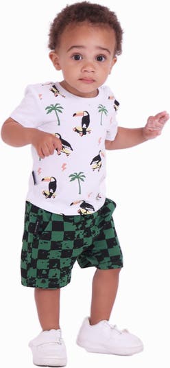 Toucan Graphic T-Shirt & Shorts