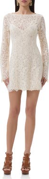 AFRM Milana Long Sleeve Lace Minidress
