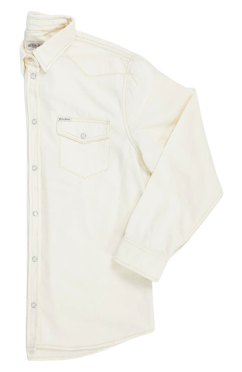 GUESS JEANS Slim Long Sleeve Denim Shirt, Alternate, color, Gjwi