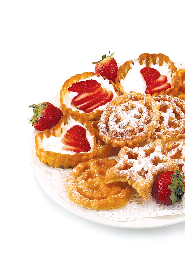 Rosette/Timbale Set, 7-Piece, Stainless Steel Molds for Fried Pastries, Alternate, color, Silver