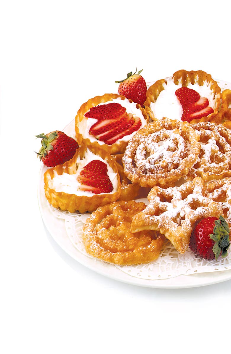 Norpro Rosette/Timbale Set, 7-Piece, Stainless Steel Molds for Fried Pastries, Alternate, color, Silver