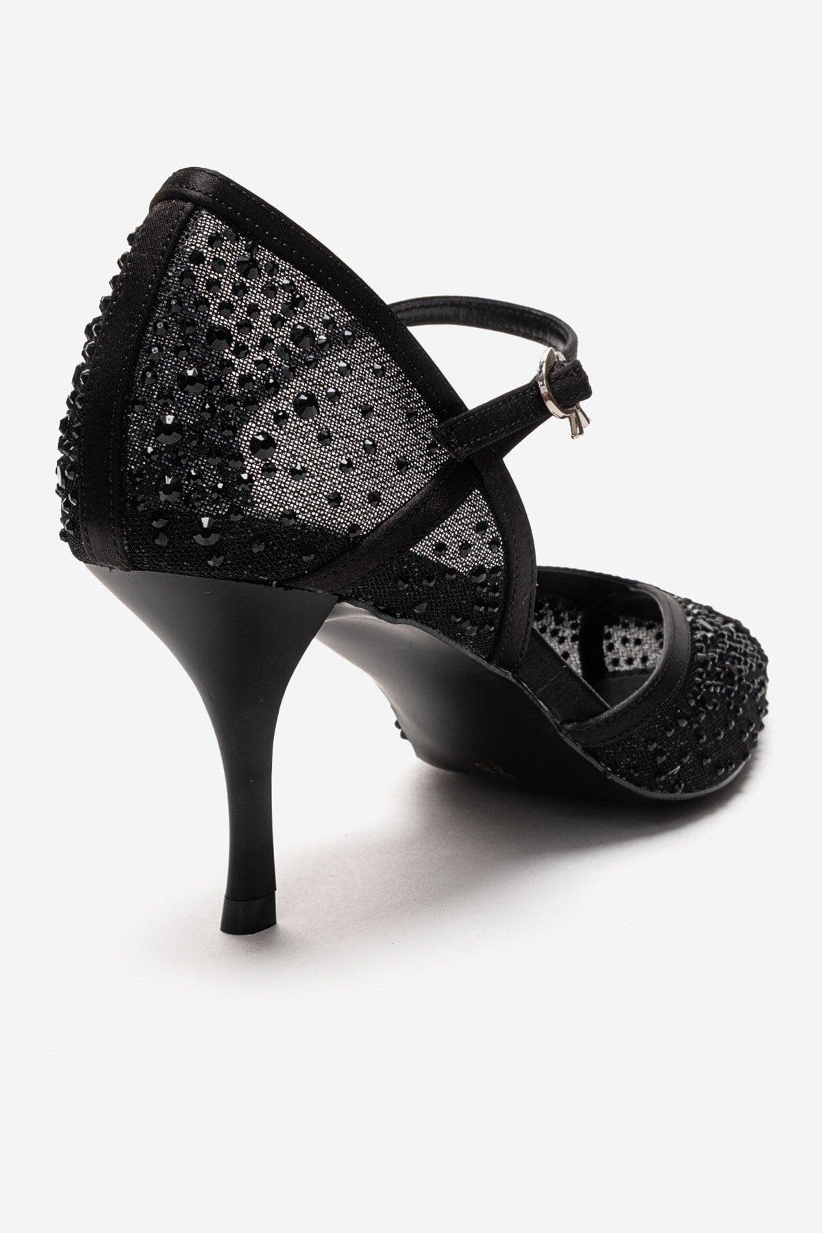 Prologue Shoes Rachel Embellished Stiletto Pump, Alternate, color, Black