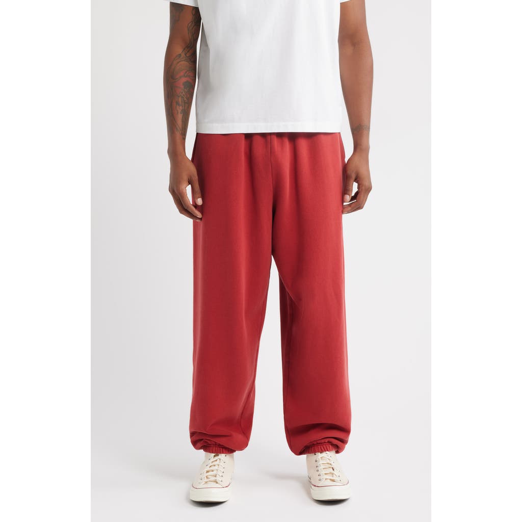 Elwood Bubble Cotton Blend Sweatpants In Red