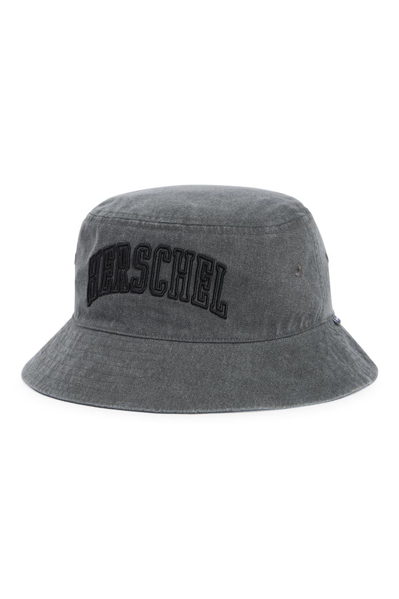Norman Faculty Bucket Hat, Main, color, BLACK STONEWASH