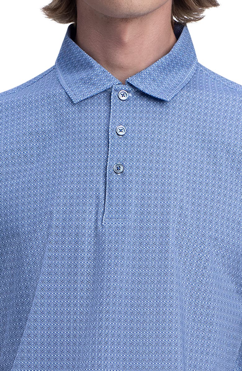 Bugatchi OoohCotton<sup>®</sup> Geo Print Polo, Alternate, color, 
