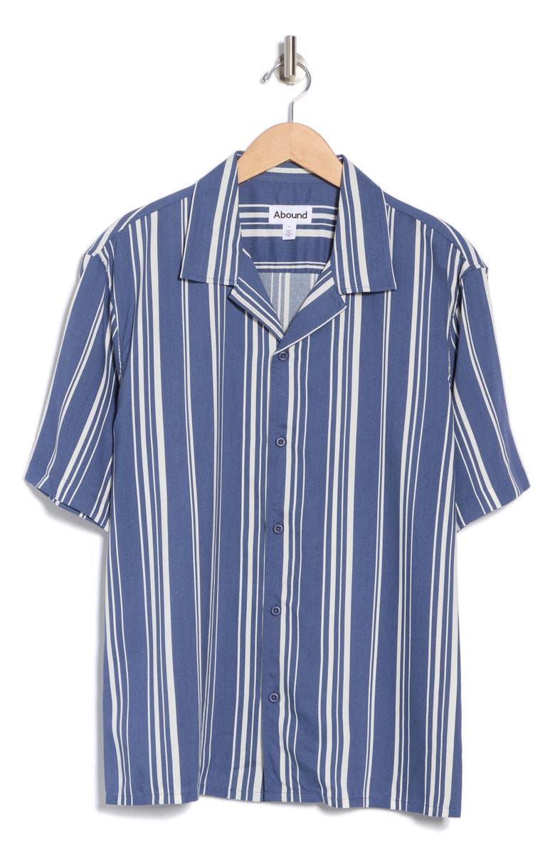 Abound Stripe Camp Shirt, Alternate, color,