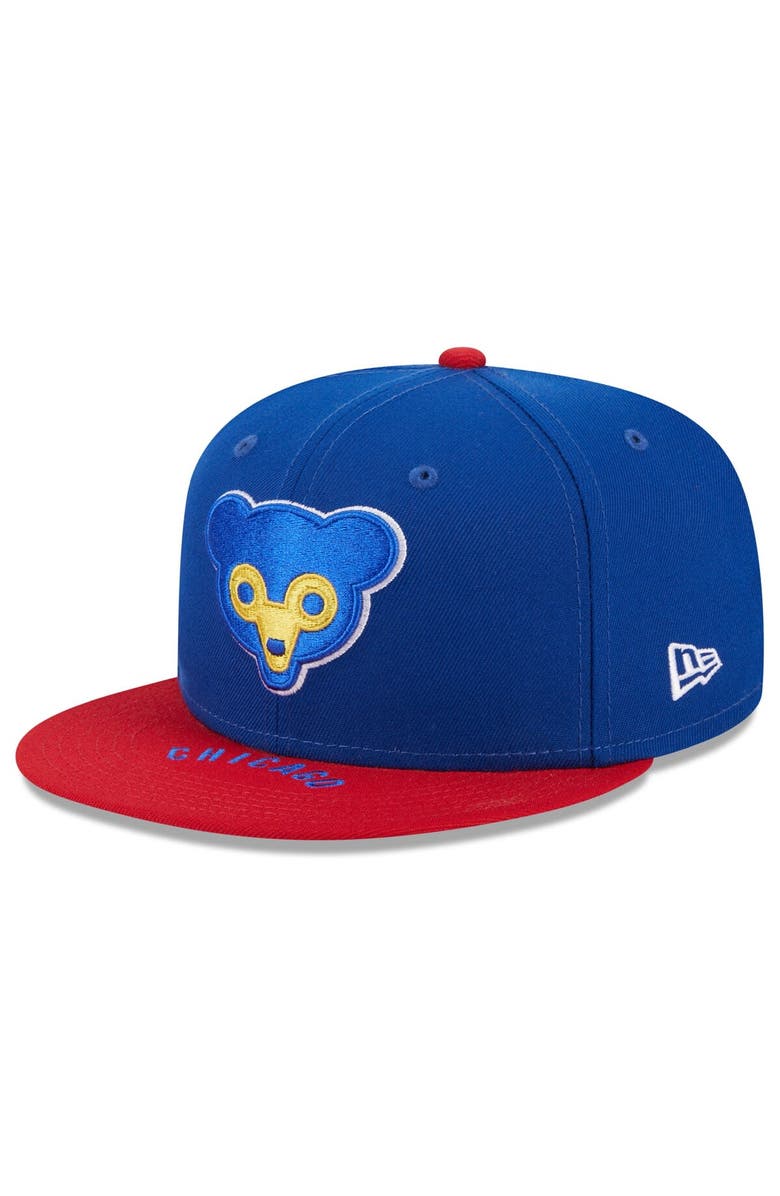 New Era Men's New Era Royal/Red Chicago Cubs On Deck 59FIFTY Fitted Hat, Main, color, 