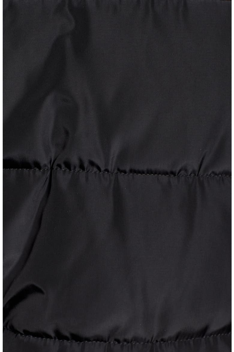 Faux Shearling Hybrid Jacket, Alternate, color, BLACK