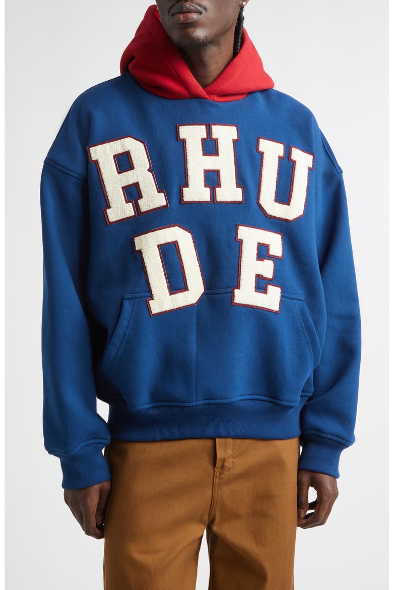 Chenille Logo Patch Hoodie (Men) | Nordstrom