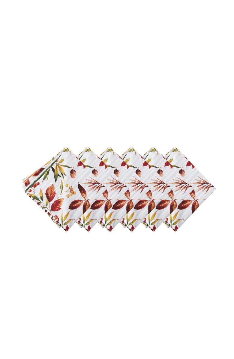 C&F Home Camilla Cloth Napkins, Set of 6, Main, color, Red
