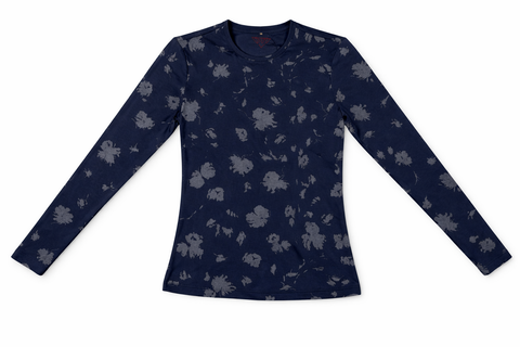 Long Sleeve Round Neck Cotton Tee