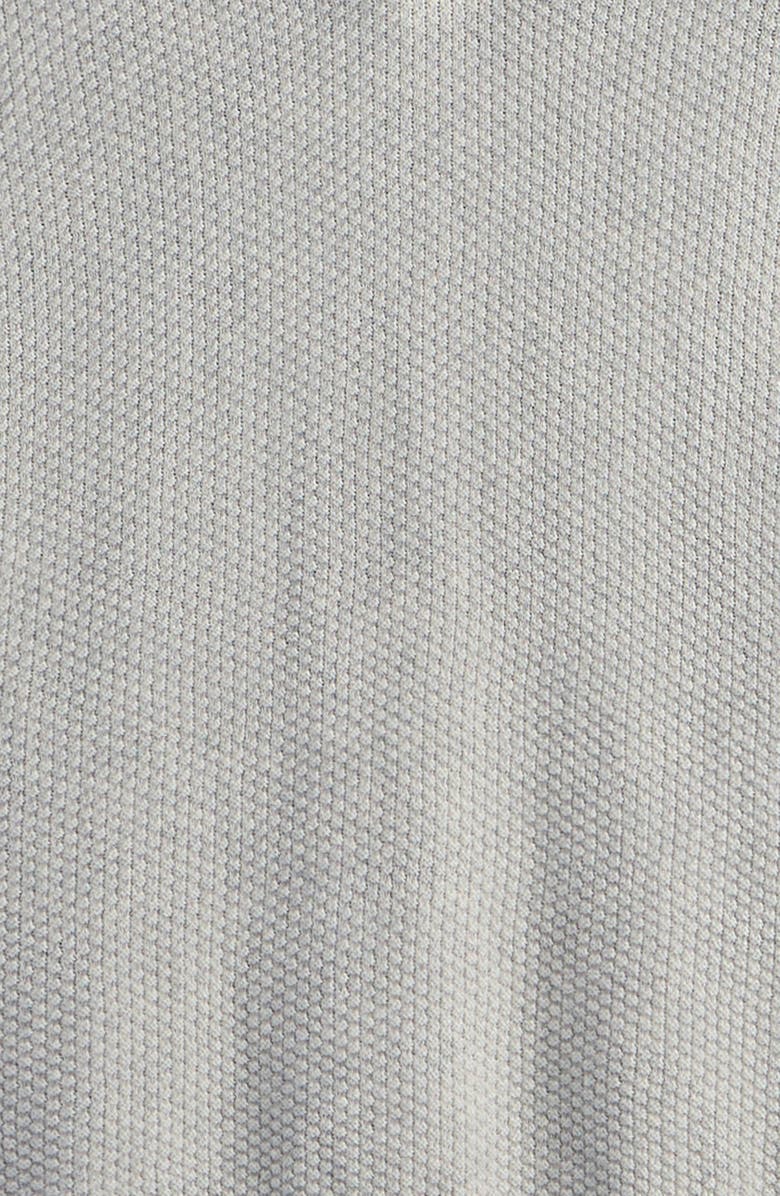 Nordstrom Kids' Textured Cotton Polo Sweater, Alternate, color, Grey Light Heather