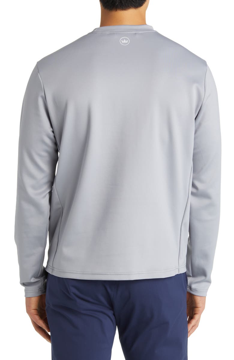 Peter Millar Bond Elite Quilted Crewneck Pullover, Alternate, color, 
