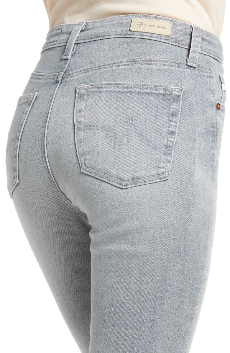 AG Mari Chew Hem Ankle Straight Leg Jeans, Alternate, color, 20 Years Hidden Treasure