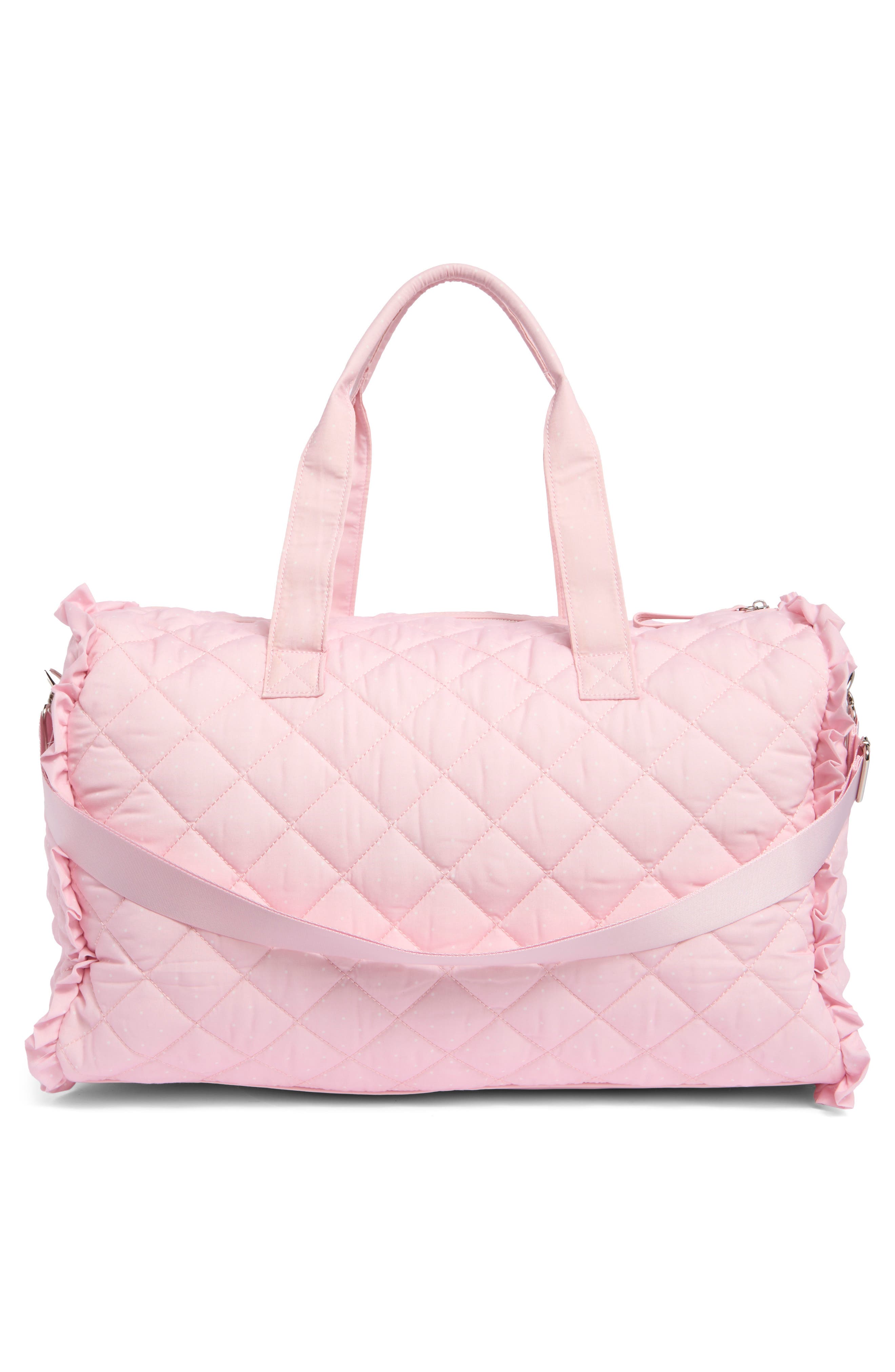 2-Pack Weekend Tote Bags, Alternate, color, PINK POLKA DOT/ PLAID