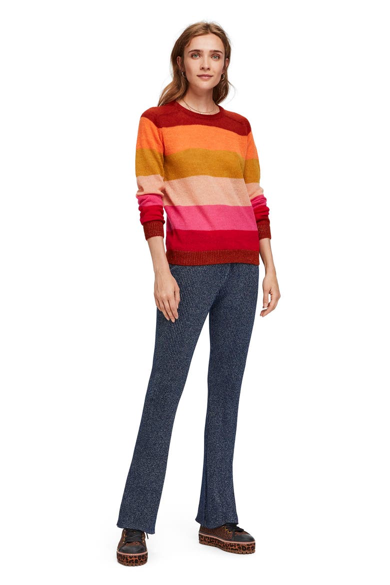 Colorful Stripe Pullover, Alternate, color, COMBO R