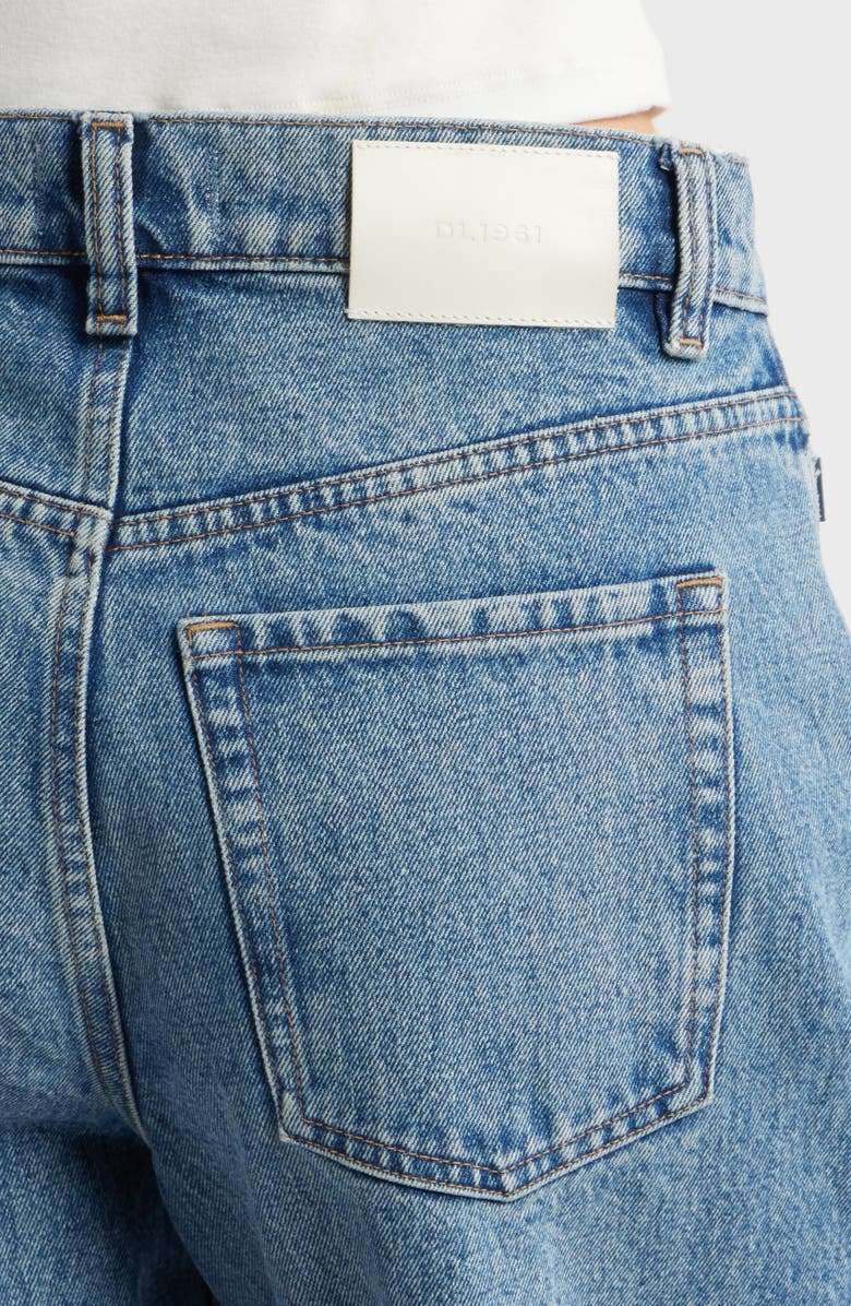 DL1961 Taylor High Waist Relaxed Barrel Jeans, Alternate, color, Endless Sea