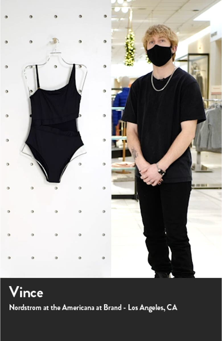 Don't Mesh with Me One-Shoulder One-Piece Swimsuit, sales video thumbnail