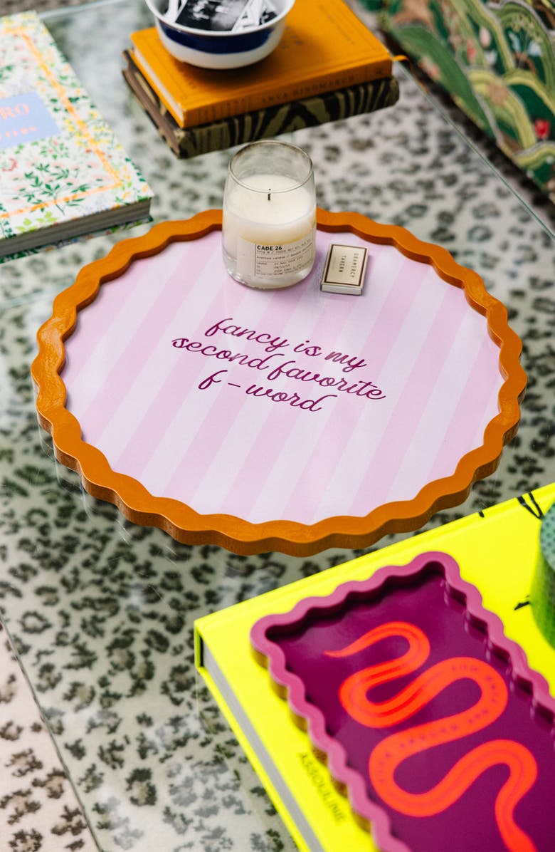 Furbish Fancy Large Lacquer Tray, Alternate, color, 