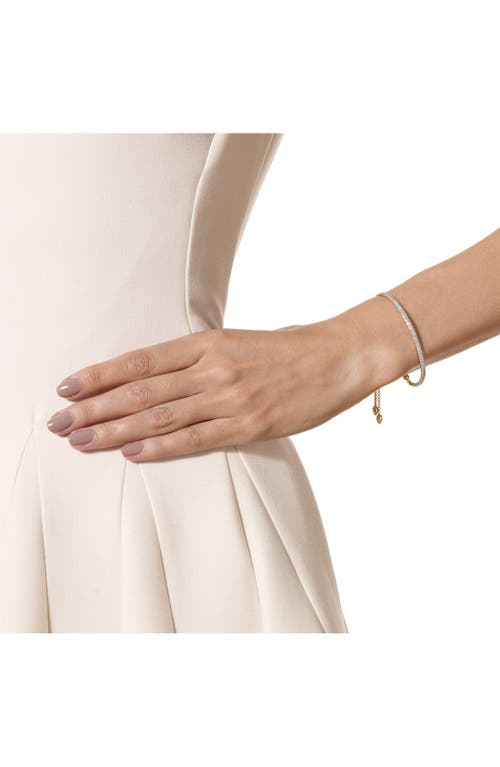 Monica Vinader Fiji Diamond Bar Bracelet In Gold