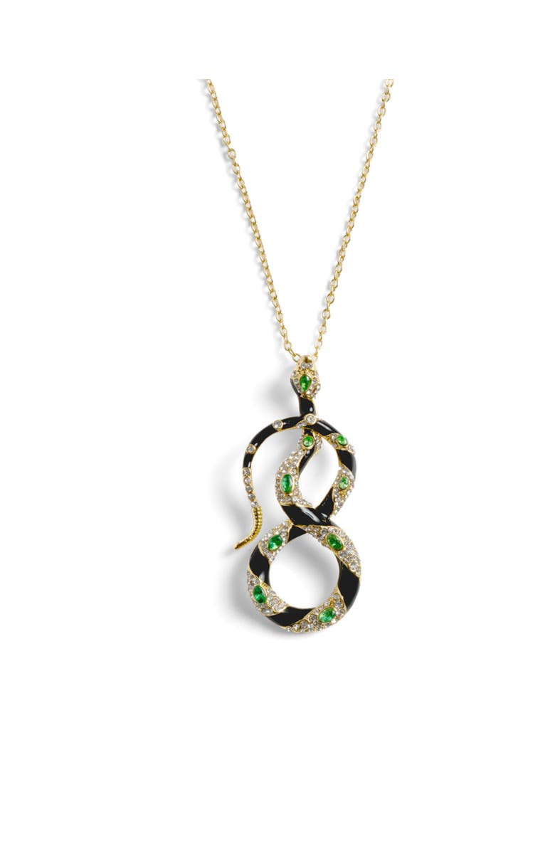 Bill Skinner Studio Bejewelled Snake Pendant, Main, color, Snake