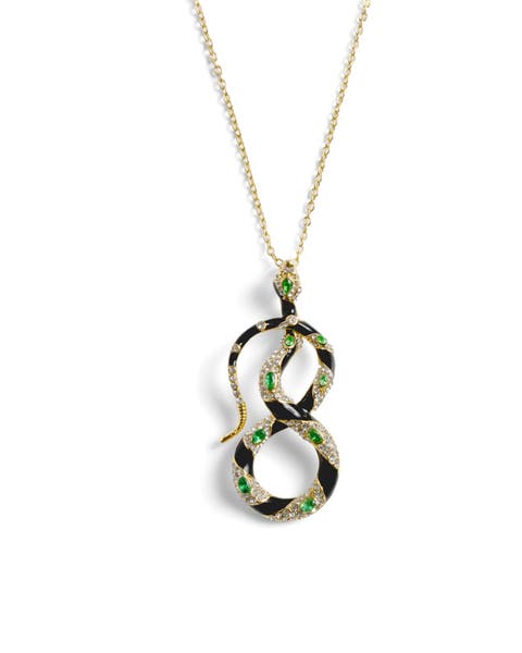 Bejewelled Snake Pendant
