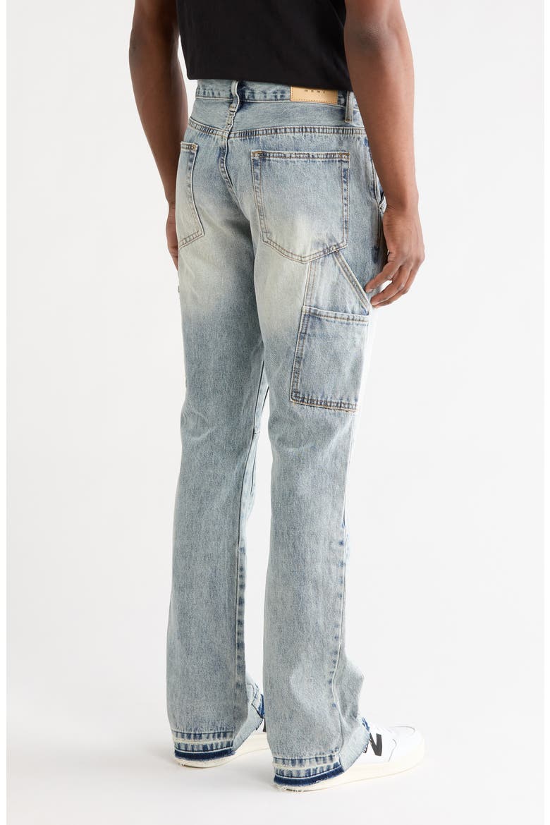 Carpenter Flare Jeans, Alternate, color, BLUE