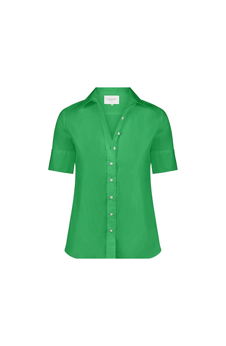 The Shirt by Rochelle Behrens The Short Sleeve Shirt, Alternate, color, Kelly Green