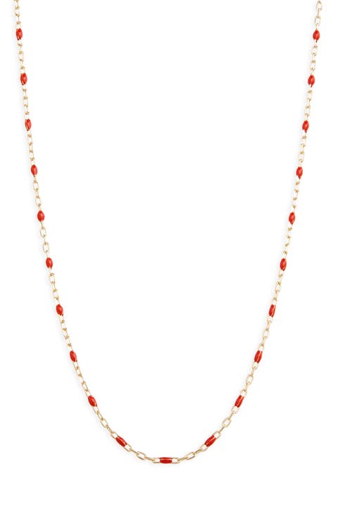 14K Gold Enamel Bubble Chain (Nordstrom Exclusive)