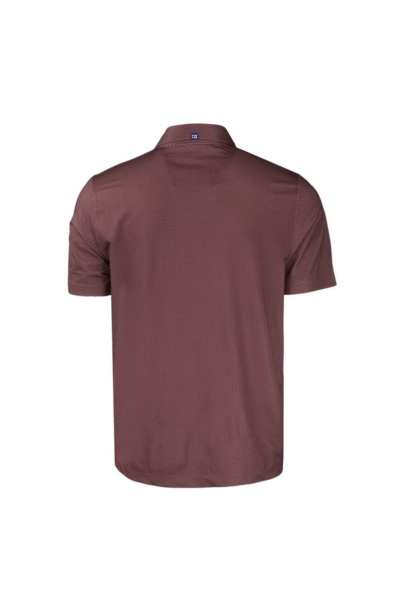 Cutter & Buck Men's Cutter & Buck Maroon Arizona State Sun Devils Pike Eco Tonal Geo Print Stretch Recycled Polo, Alternate, color, 