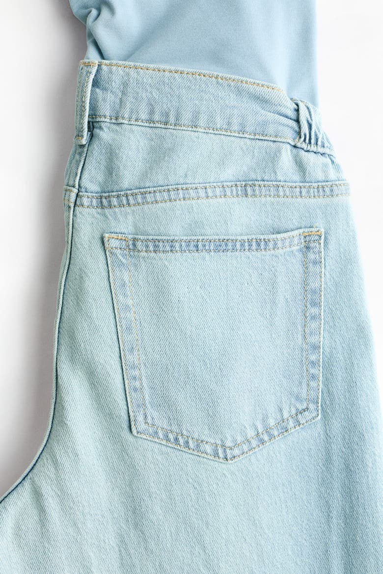 Mama Straight Jeans, Alternate, color, Light denim blue