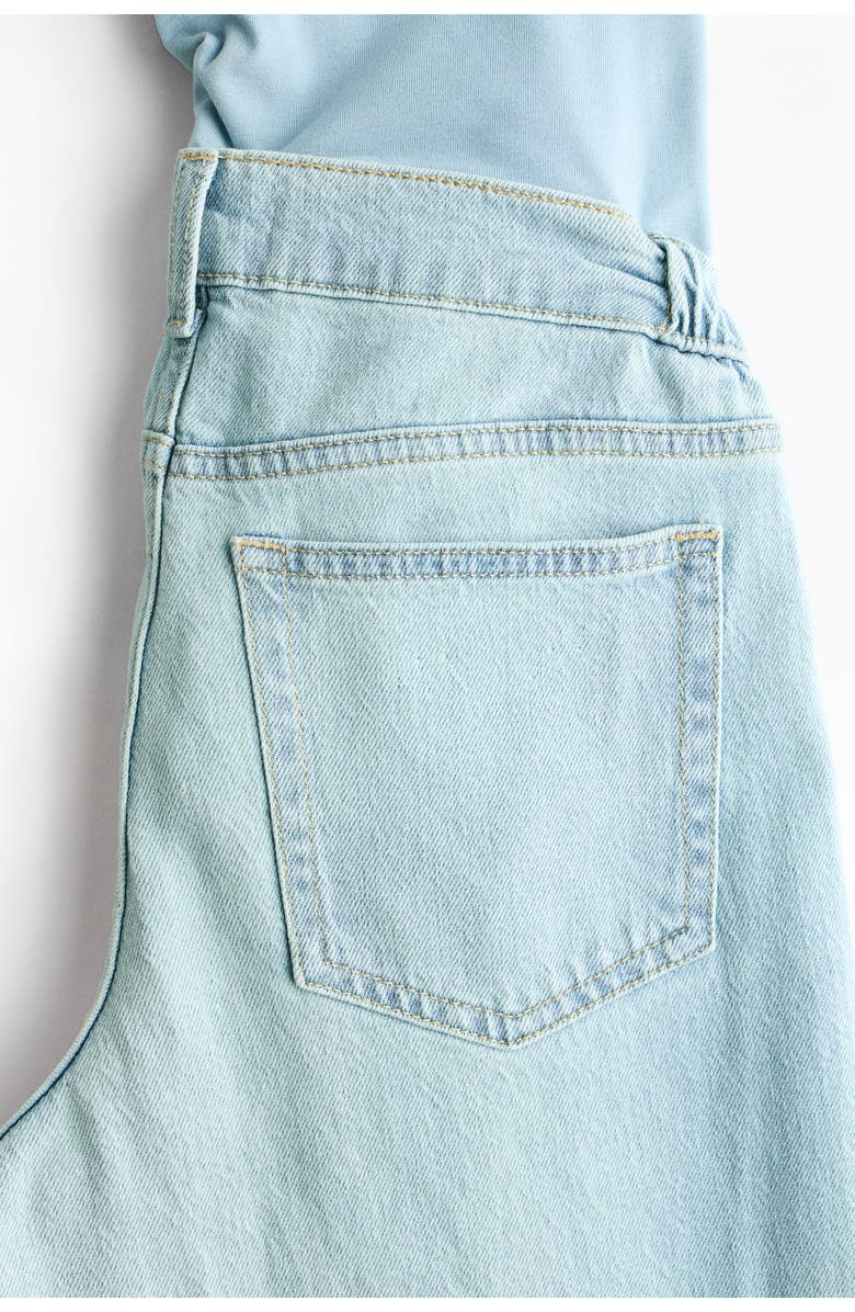 H&M Mama straight jeans, Alternate, color, Light Denim Blue