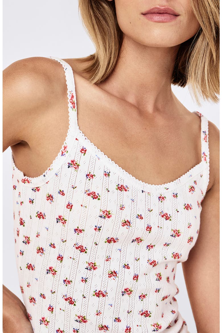 Imogen Pointelle Camisole, Alternate, color, POSY FLORAL