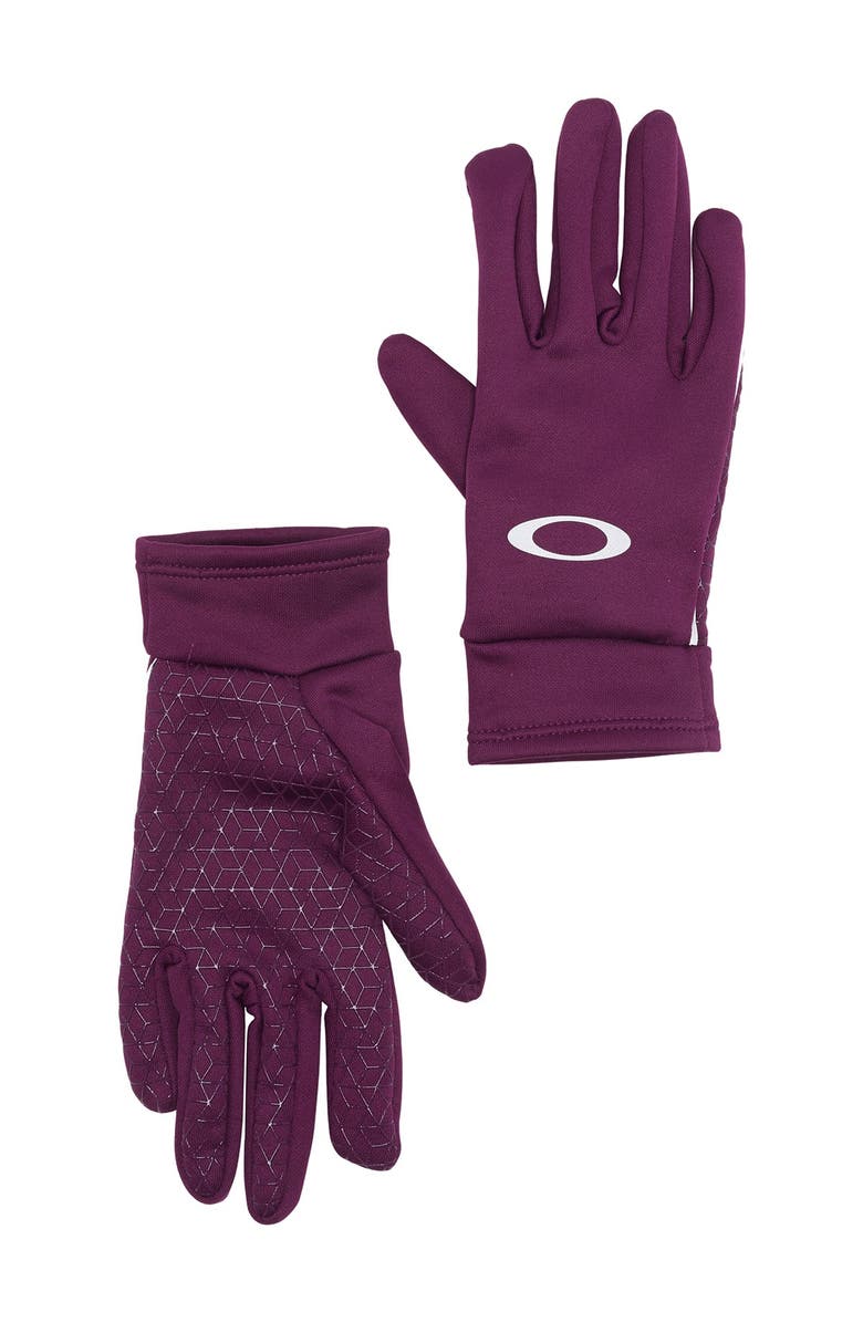 Oakley Logo Fleece Gloves, Main, color, 
