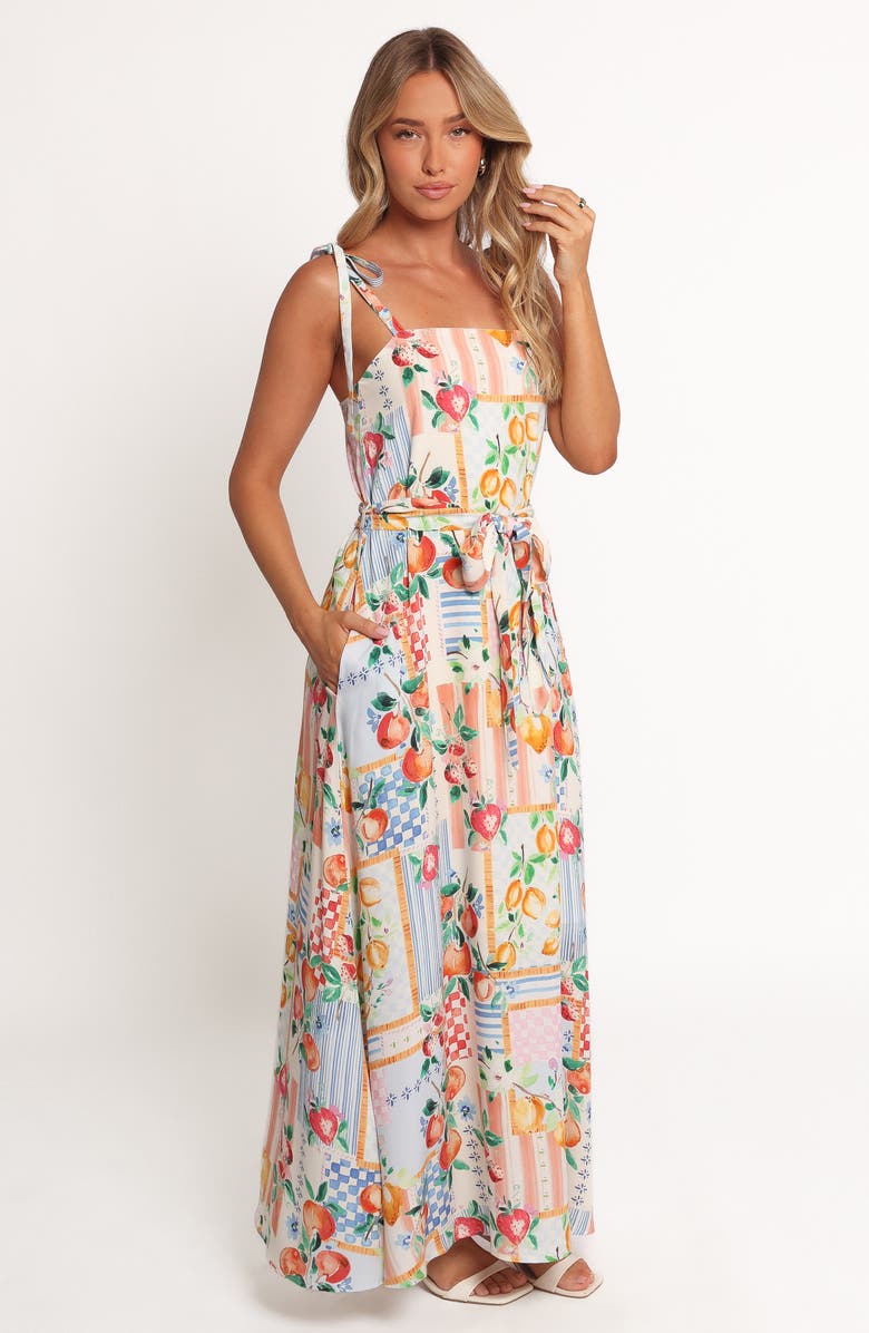 Petal & Pup Montreux Print Maxi Dress, Alternate, color, Sunburst