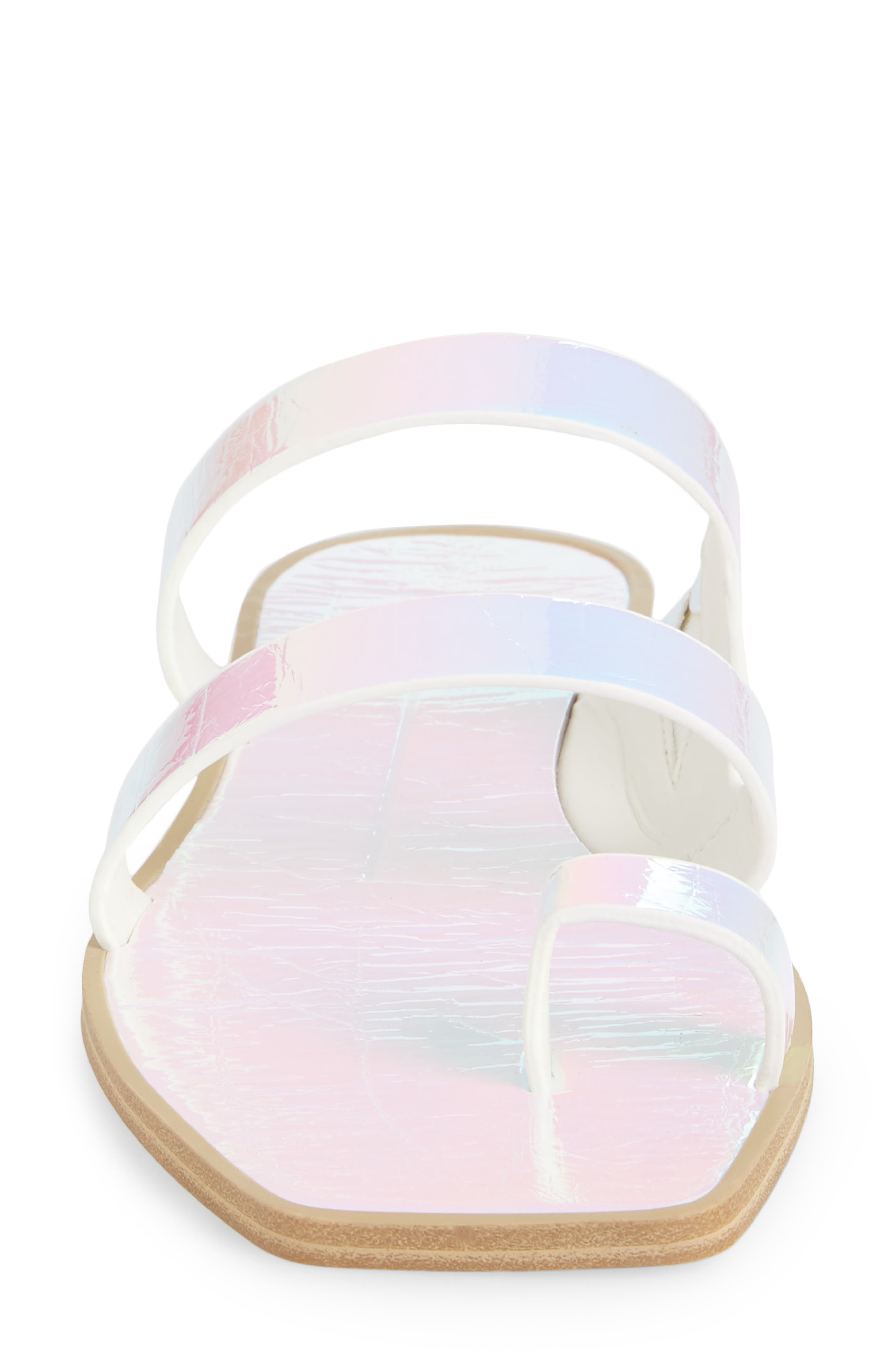 Dolce Vita Isala 3 Croc Textured Slide Sandal, Alternate, color, 